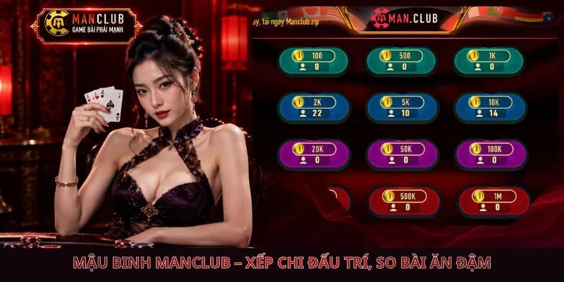 Mậu Binh Manclub – Xếp Chi Đấu Trí, So Bài Ăn Đậm