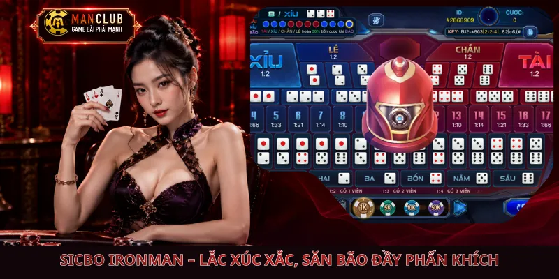 Sicbo Ironman – Lắc Xúc Xắc, Săn Bão Đầy Phấn Khích