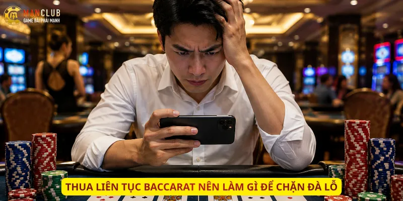 Thua liên tục Baccarat nên làm gì để chặn đà lỗ